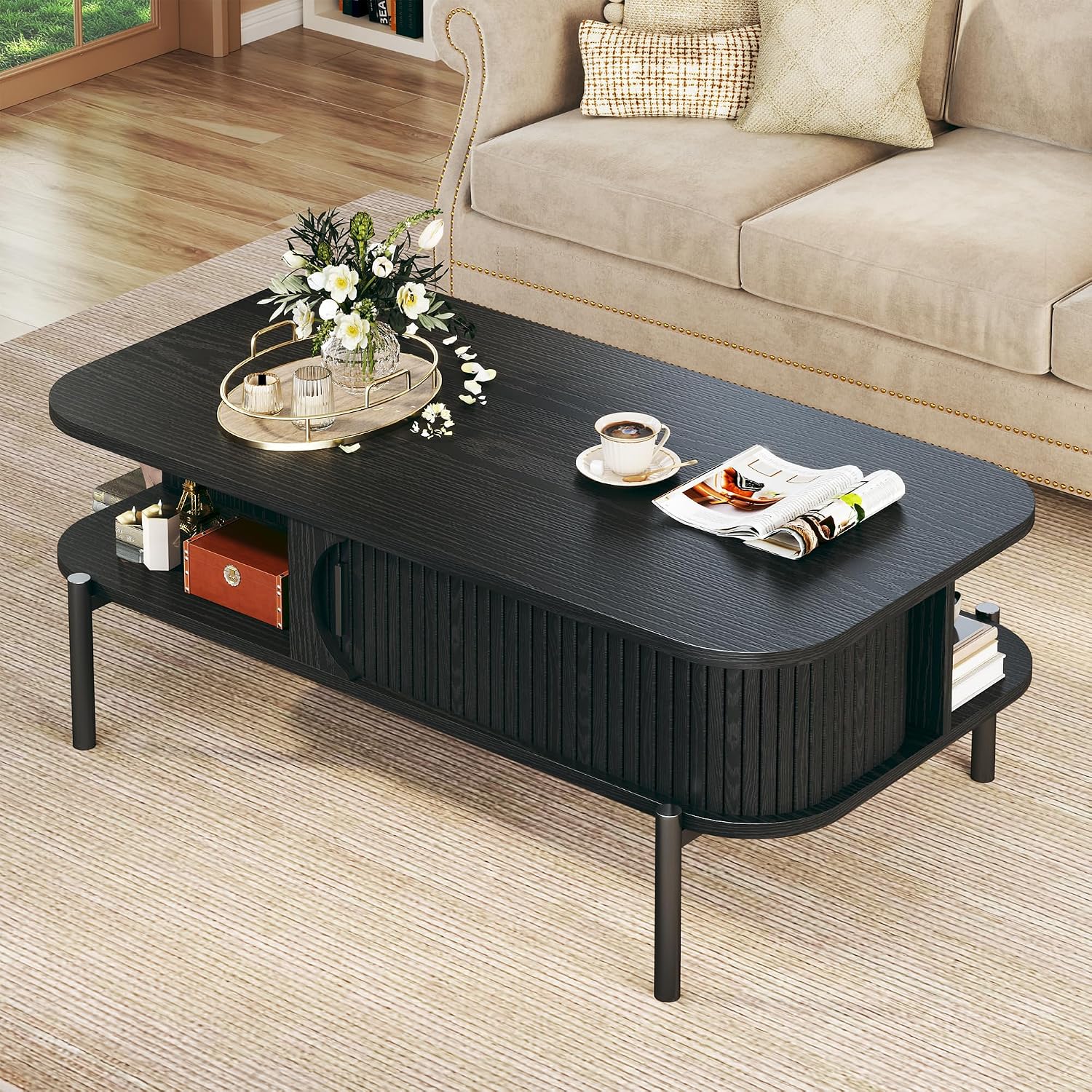 Coffee Tea Display - Coffee Table, Living Room Center Table