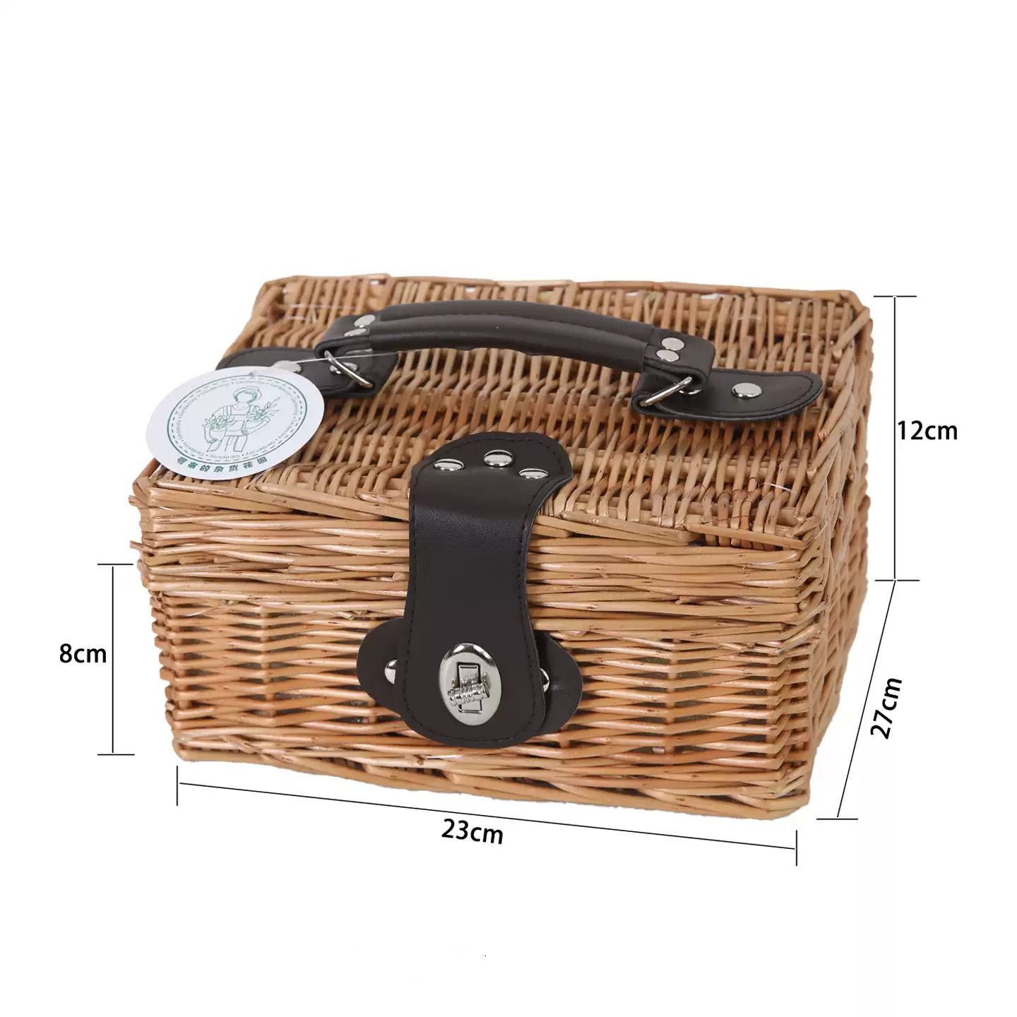 Coffee Tea Spoon - 2 Person Willow Picnic Basket Set,