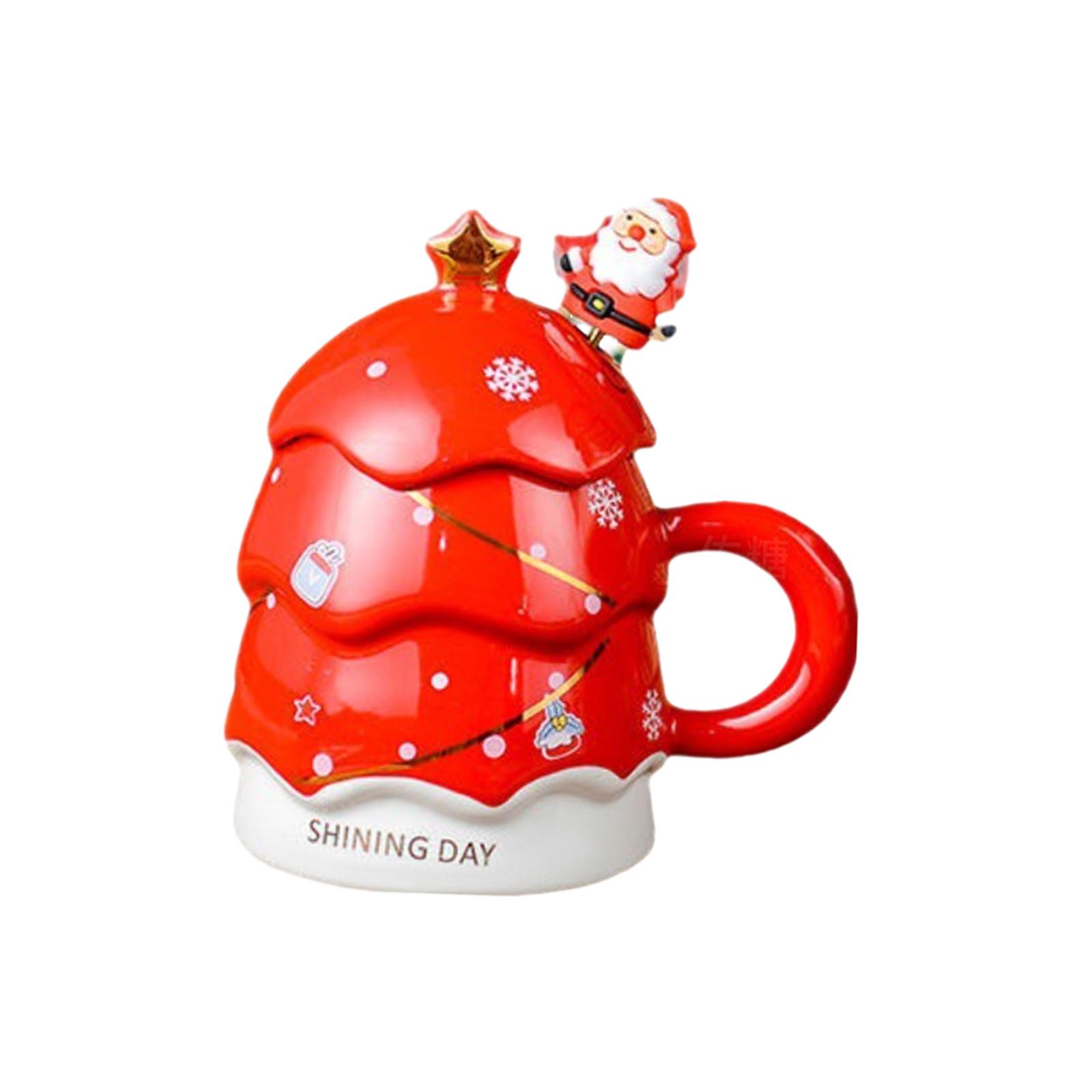 Coffee Tea Festival - Festive Tree Shaped Mug with Handle