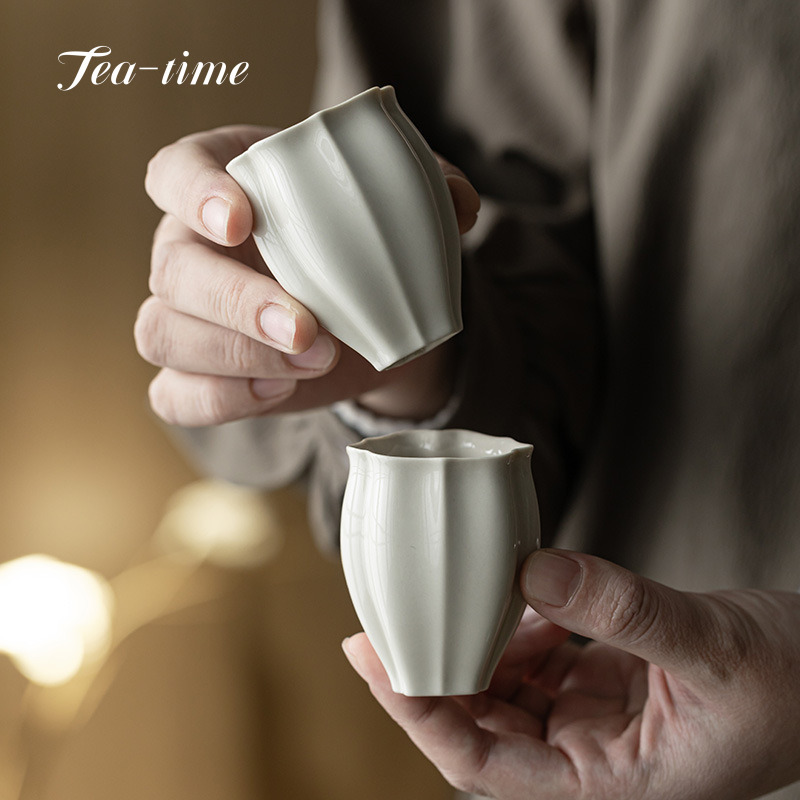 Coffee Tea Set Up - Chinese Grass Ash Tea Cup Ceramic