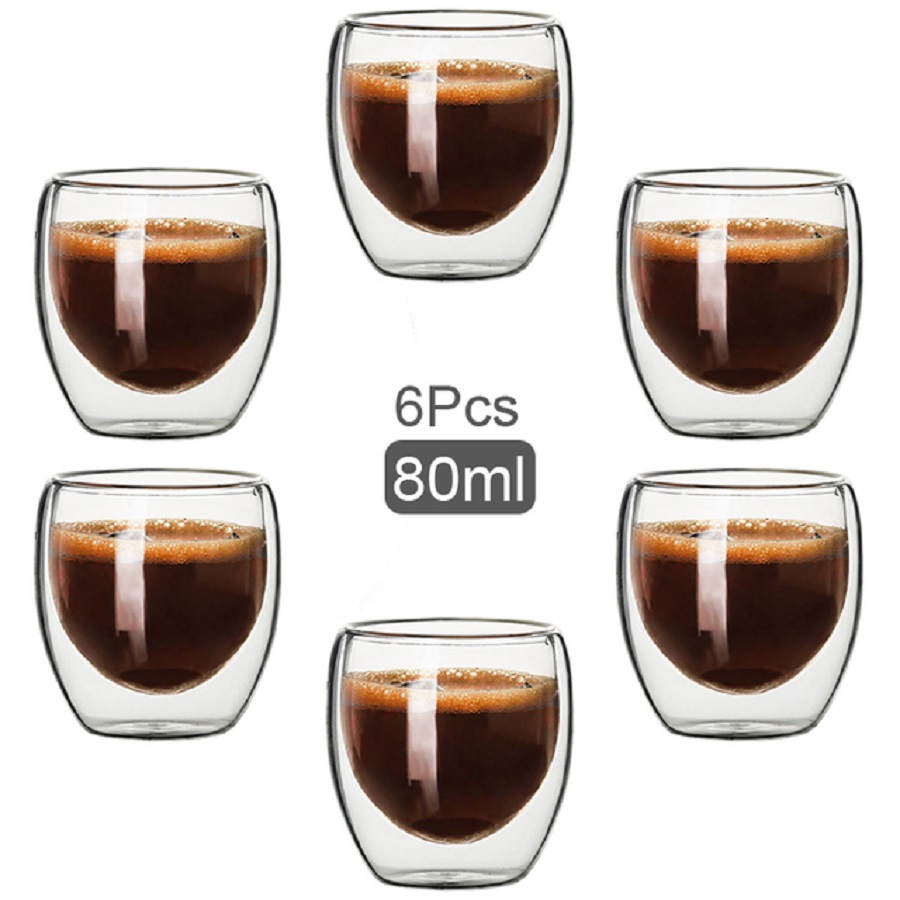 Coffee Tea Game - Double Walled Glass Coffee Mugs Glass