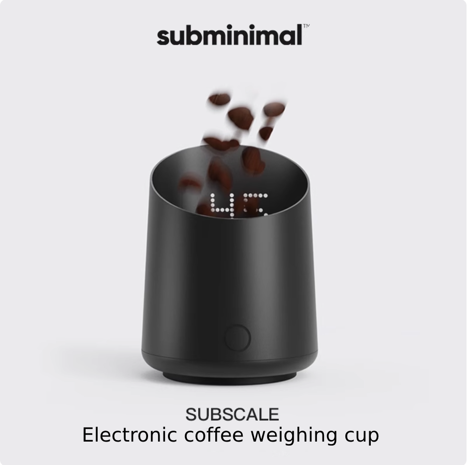 Coffee Bean Scale - Subminimum Electronic Coffee Weighing Cup, Espresso