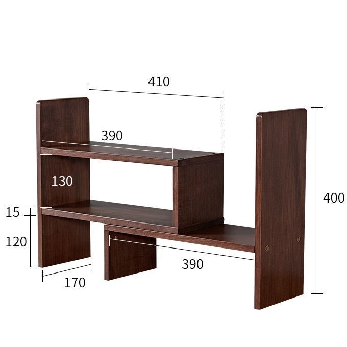 Black Walnut Wood Storage Rack - Coffee Tea Display ulasan dan harga