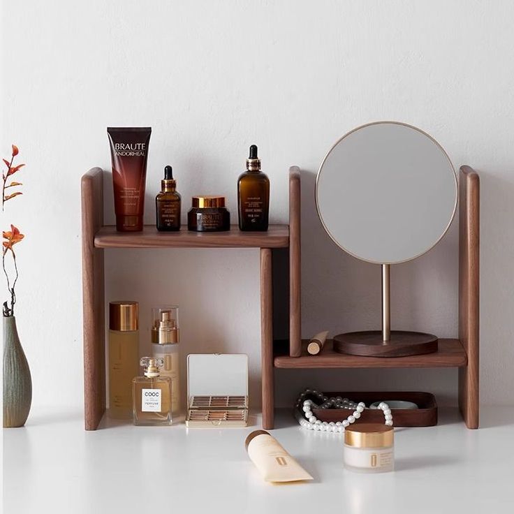 Black Walnut Wood Storage Rack - Coffee Tea Display ulasan dan harga