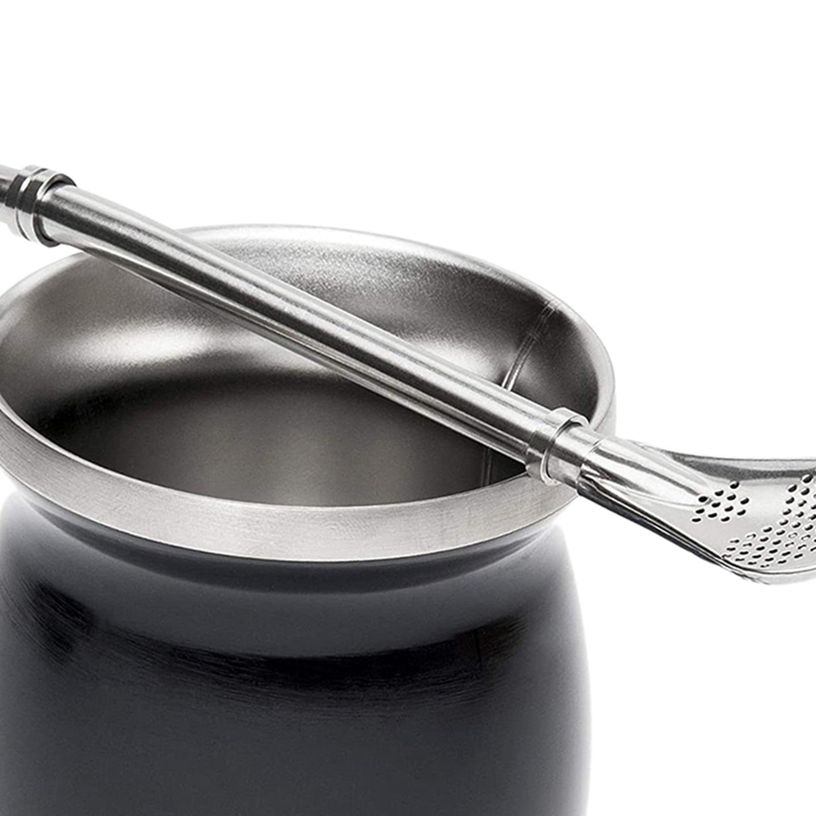 Cup Stainless Steel Double Wal - Coffee Tea Spoon ulasan dan harga