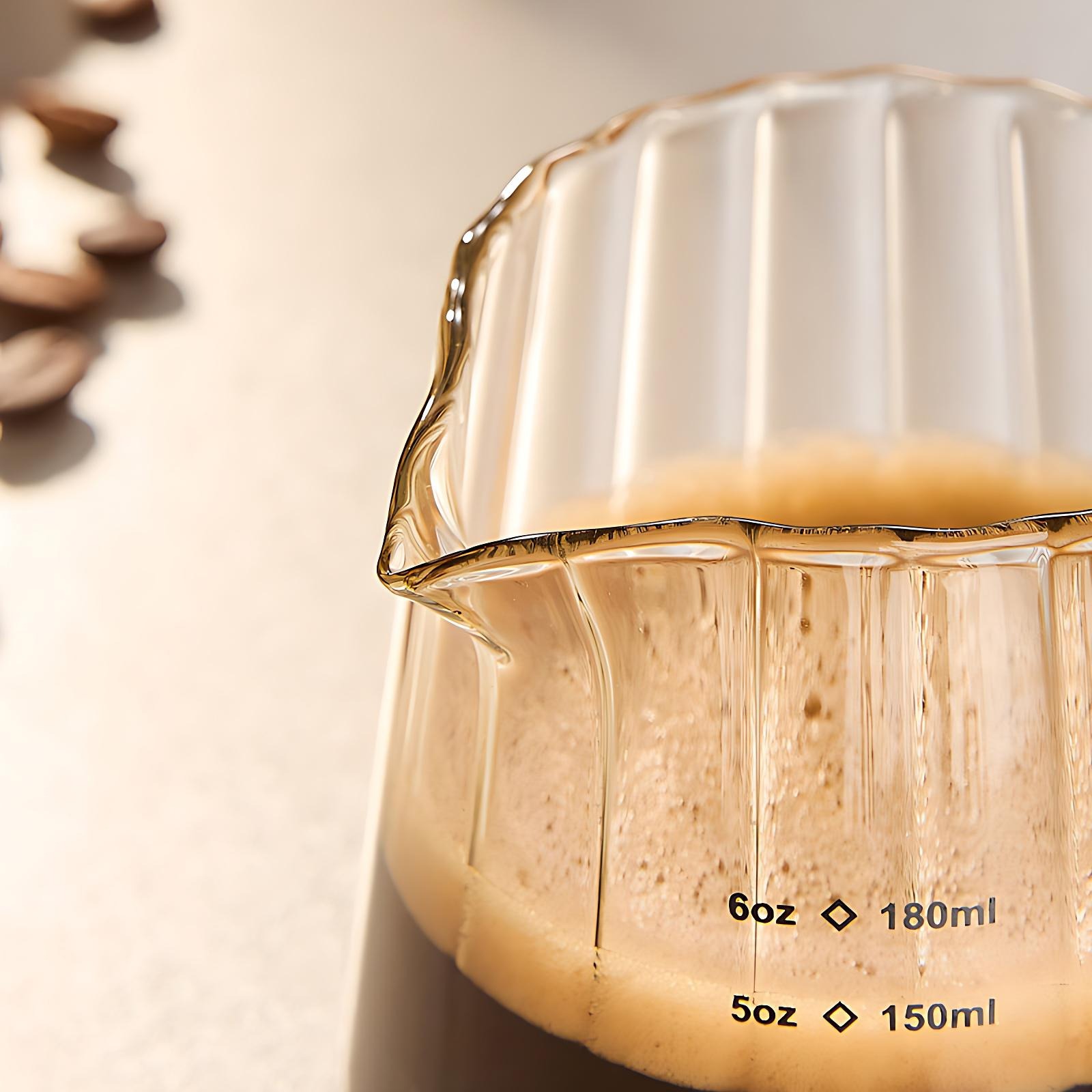OANKR 6 oz Glass Measuring Cup - Coffee Bean Scale ulasan dan harga