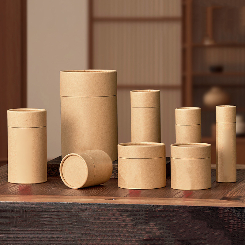 1PCS New Kraft Paperboard Tube - Coffee Tea Essentials ulasan dan harga