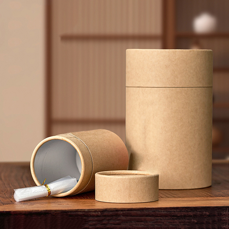 1PCS New Kraft Paperboard Tube - Coffee Tea Essentials ulasan dan harga