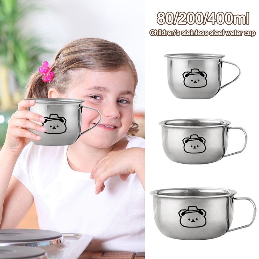 80/200/400ML Kid Water Cup Bea - Coffee Tea Milk ulasan dan harga