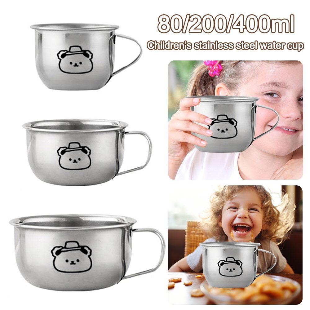 80/200/400ML Kid Water Cup Bea - Coffee Tea Milk ulasan dan harga