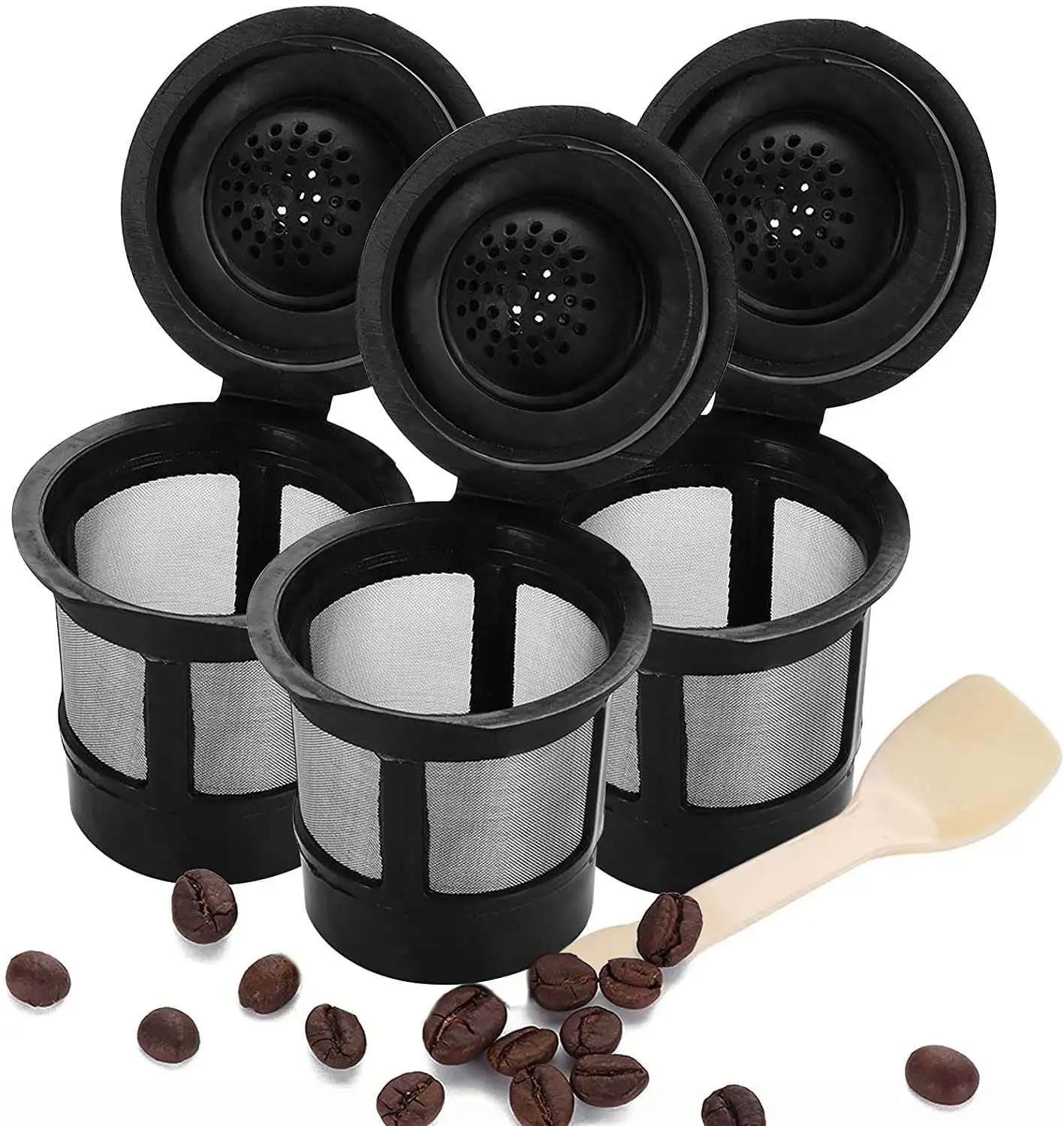 Reusable Coffee Pods, Refillab - Coffee Tea Spoon ulasan dan harga