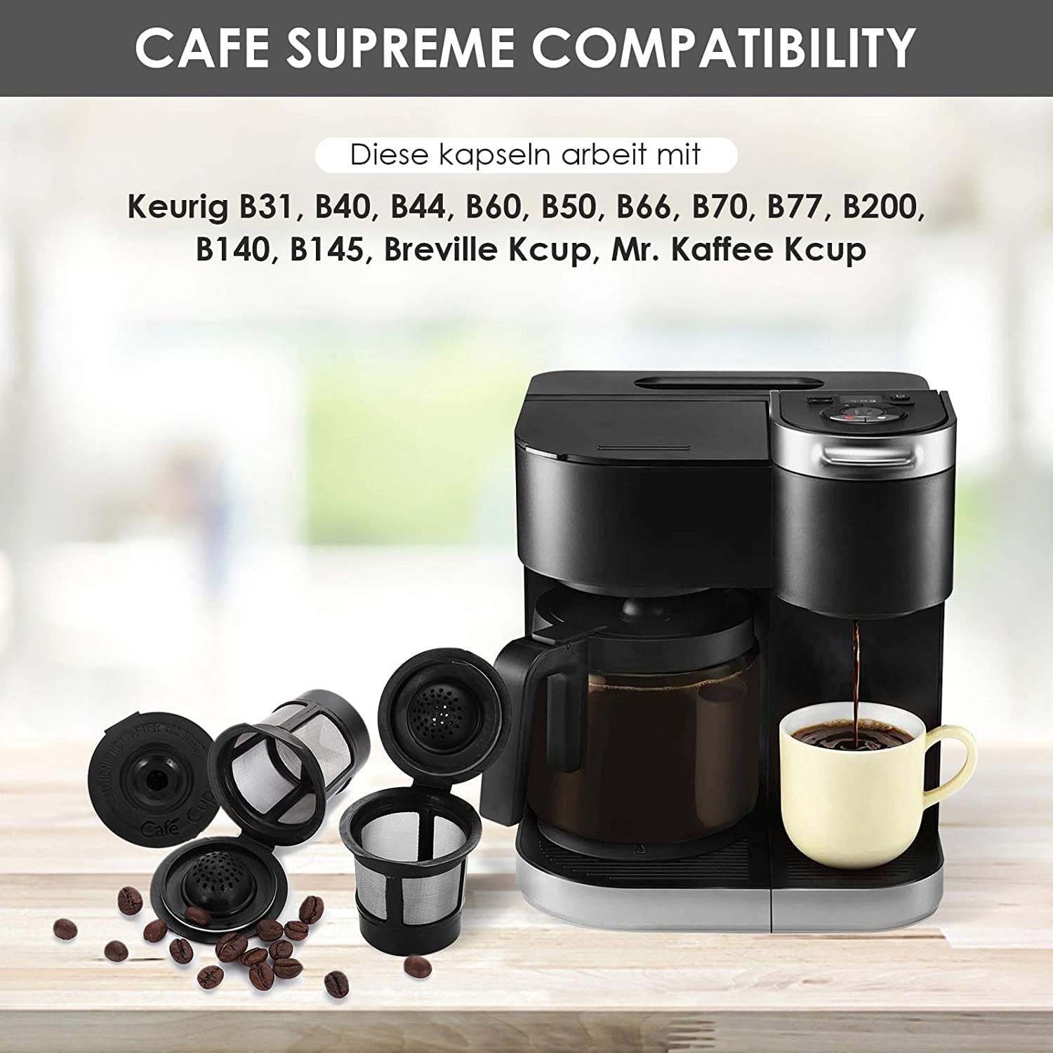 Reusable Coffee Pods, Refillab - Coffee Tea Spoon ulasan dan harga