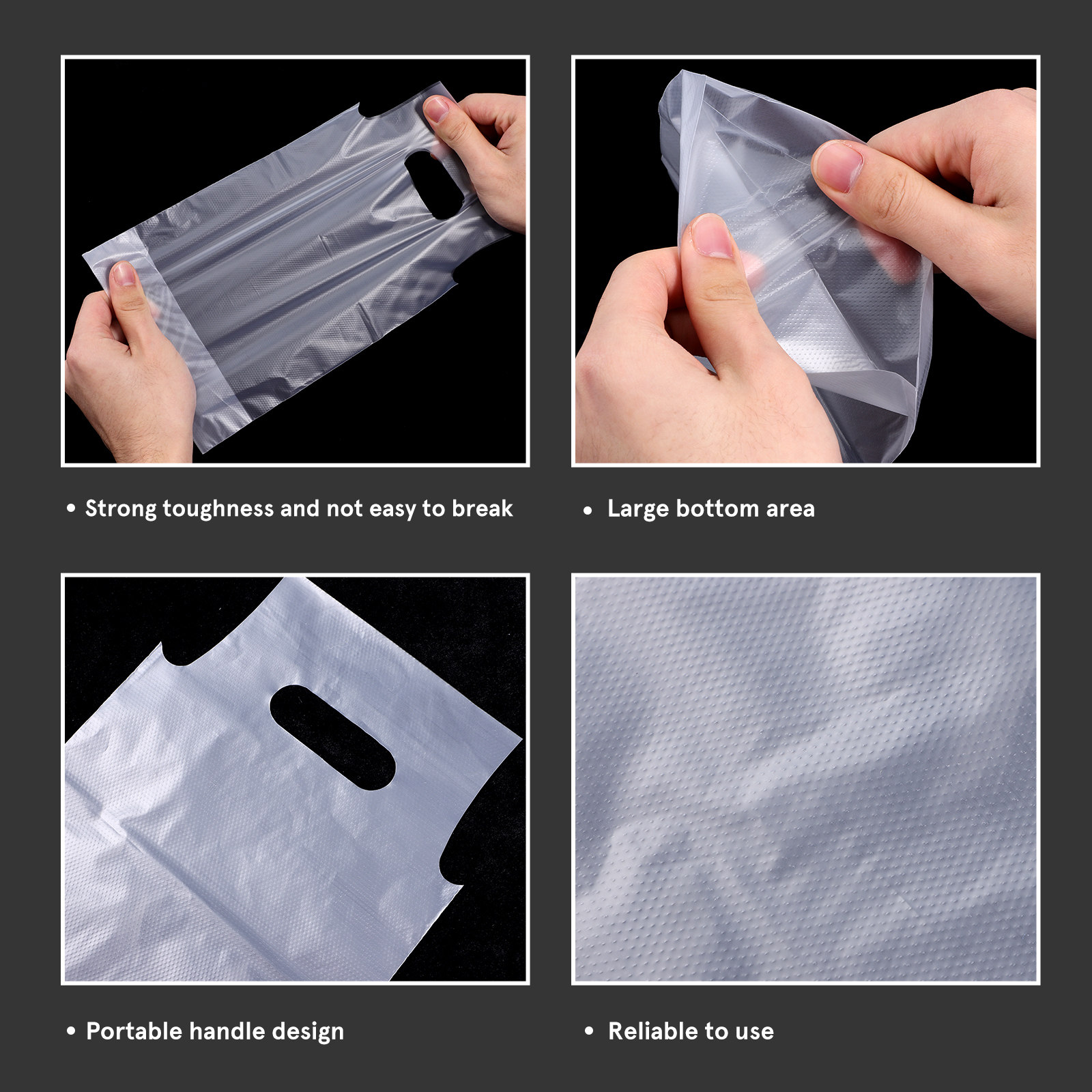 500Pcs Transparent Takeout Bev - Coffee Tea Milk ulasan dan harga