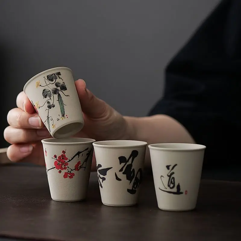 INS New Coarse Ceramic Teacup  - Coffee Tea Set Up ulasan dan harga
