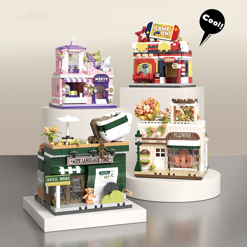 Funny City Street View Buildin - Coffee Tea Game ulasan dan harga