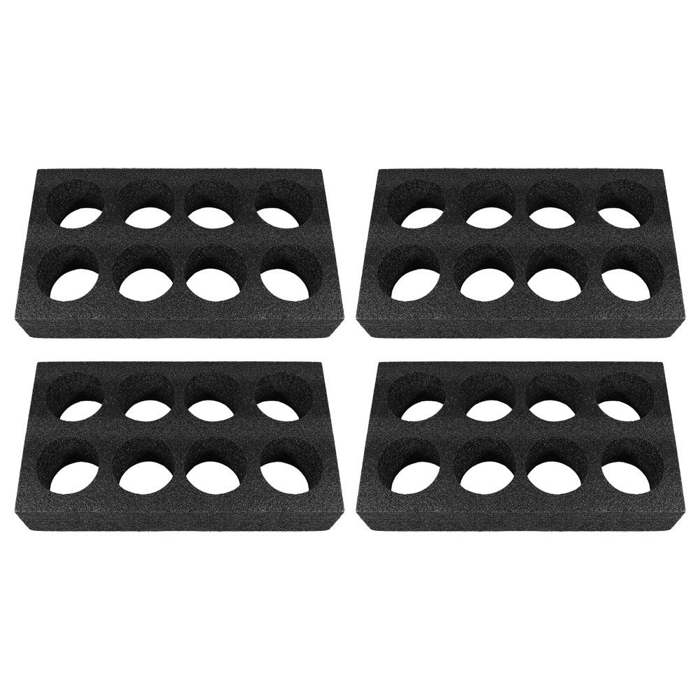 4Pcs 8-Hole Beverage Cup Tray  - Coffee Tea Essentials ulasan dan harga