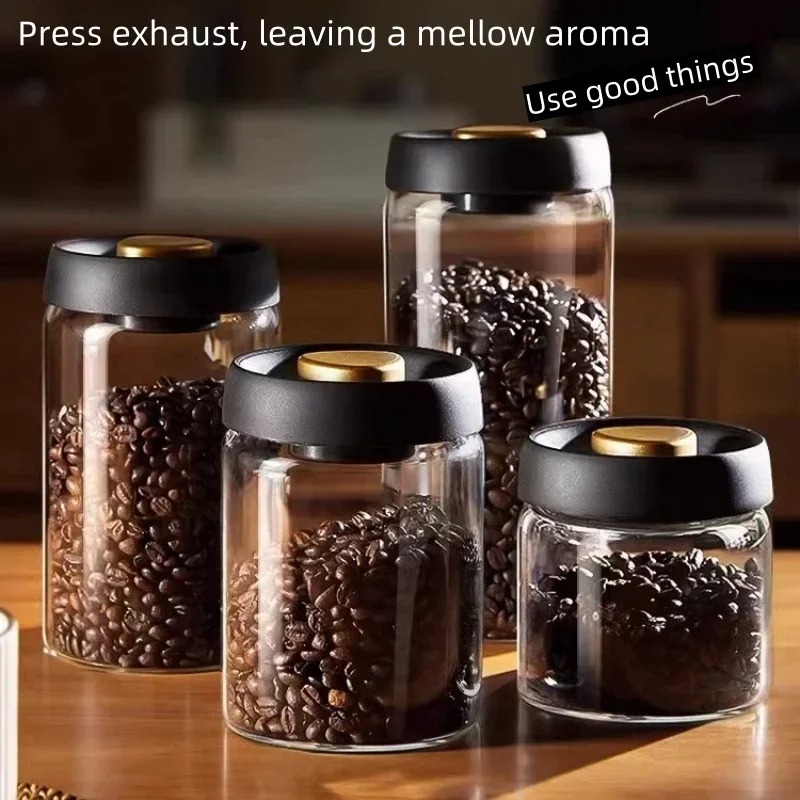 Manual Vacuum Sealed Coffee Ja - Coffee Tea Essentials ulasan dan harga