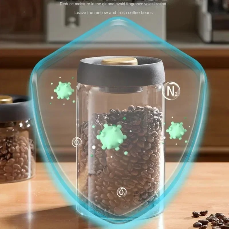 Manual Vacuum Sealed Coffee Ja - Coffee Tea Essentials ulasan dan harga