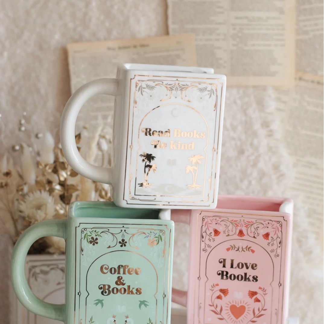 Book Shaped Ceramic Mug With H - Coffee Tea Essentials ulasan dan harga