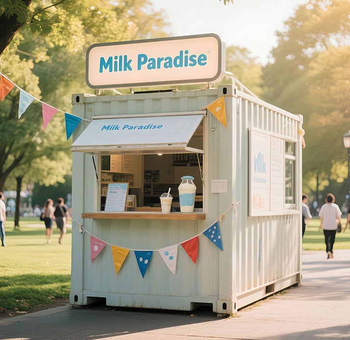 Prefab Container Coffee Shop M - Coffee Tea Milk ulasan dan harga