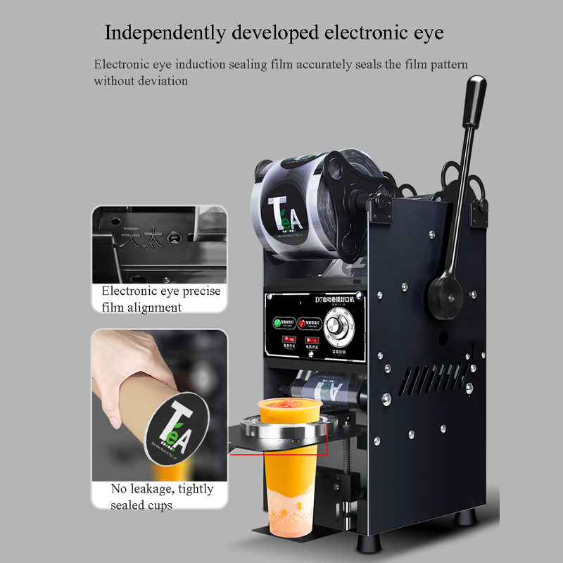 Automatic Cup sealing machine  - Coffee Tea Milk ulasan dan harga