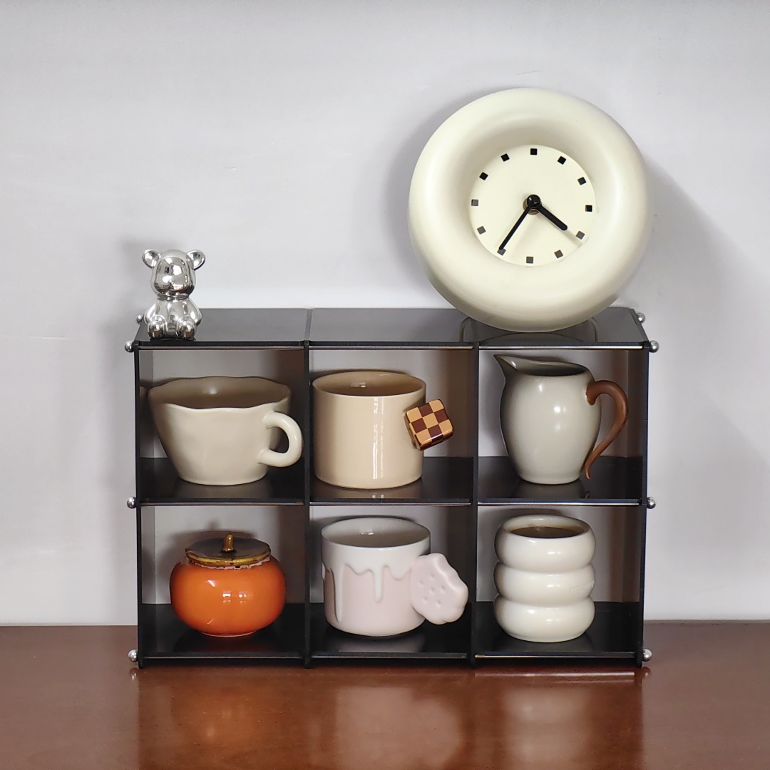 Acrylic Display Shelf Cups Sto - Coffee Tea Display ulasan dan harga