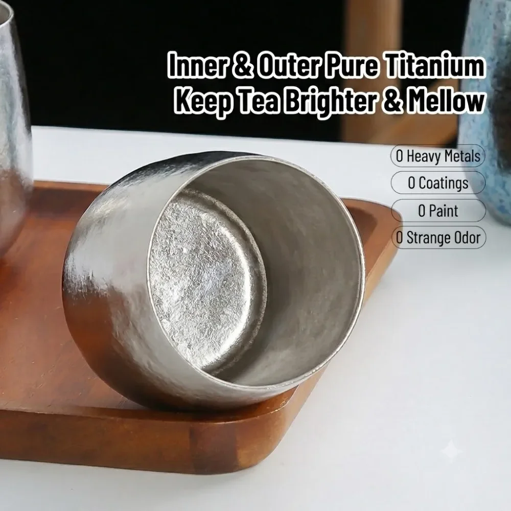 Pure Titanium Double-Wall Coff - Coffee Tea Essentials ulasan dan harga