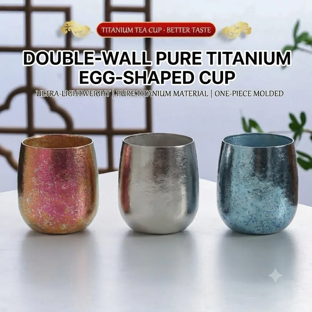 Pure Titanium Double-Wall Coff - Coffee Tea Essentials ulasan dan harga