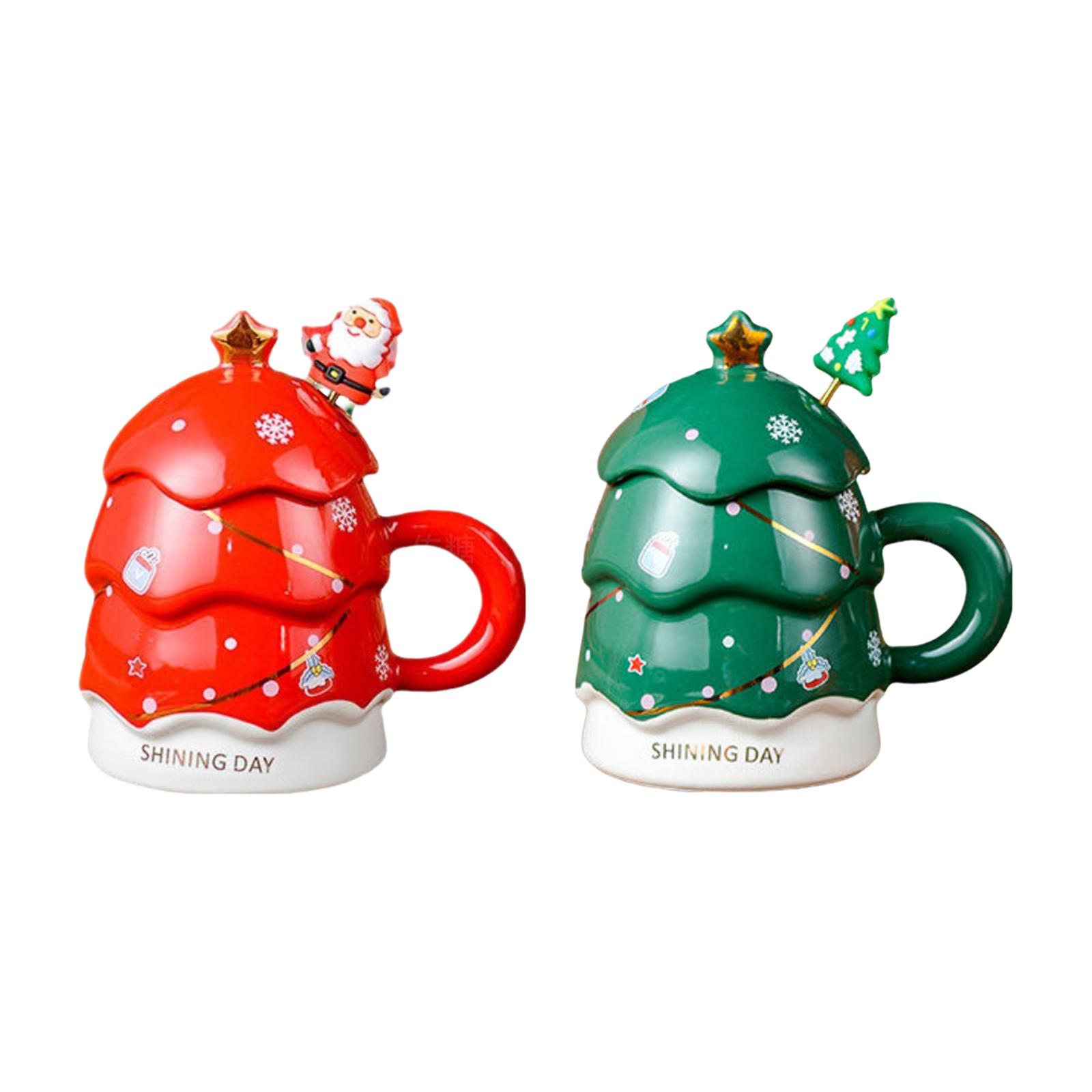 Festive Tree Shaped Mug with H - Coffee Tea Festival ulasan dan harga