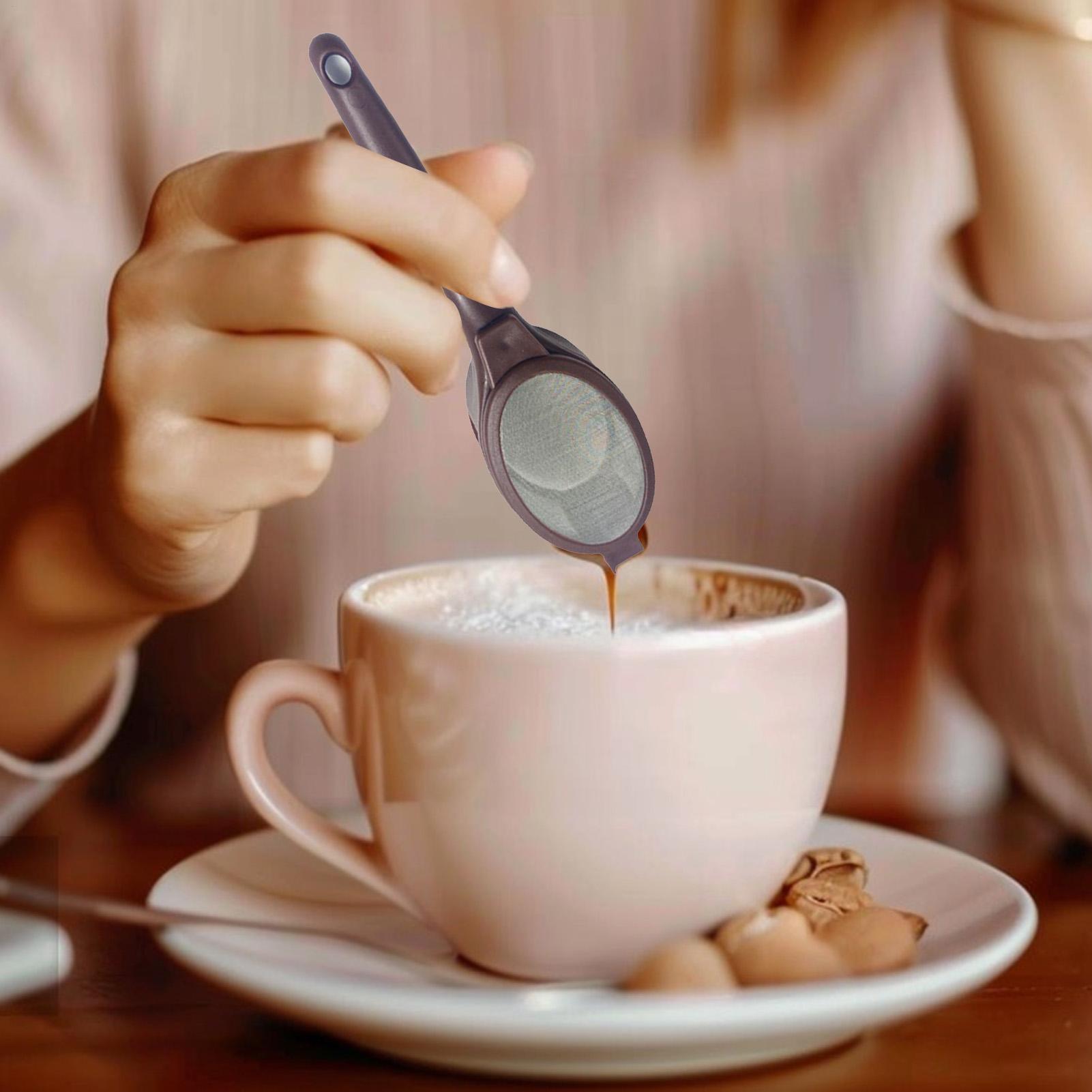 Strainer Spoon Tea Infuser Por - Coffee Tea Spoon ulasan dan harga