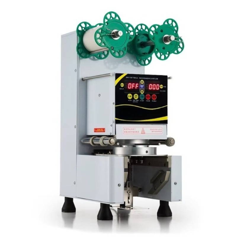 Automatic Plastic Cup Sealing  - Coffee Tea Milk ulasan dan harga