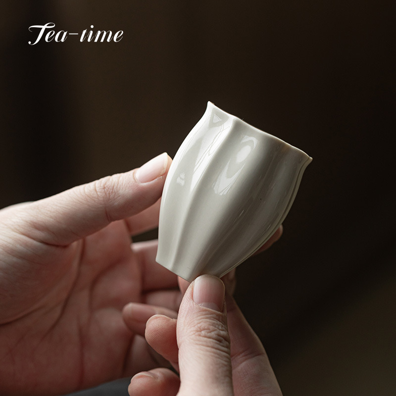 Chinese Grass Ash Tea Cup Cera - Coffee Tea Set Up ulasan dan harga