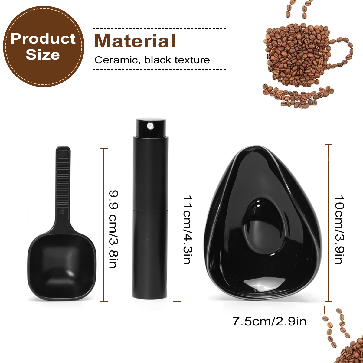 Leeseph Coffee Bean Dosing Cup - Coffee Tea Spoon ulasan dan harga