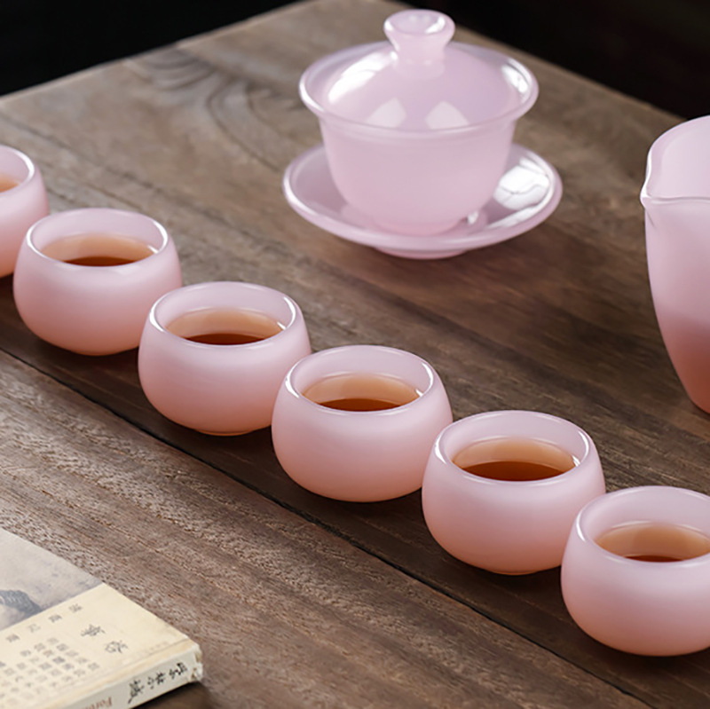 Hibiscus Jade Porcelain Teacup - Coffee Tea Set Up ulasan dan harga