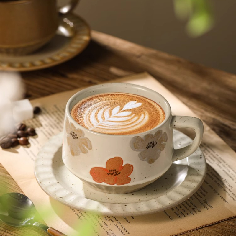 Retro Ceramic Cup Coarse Potte - Coffee Tea Game ulasan dan harga