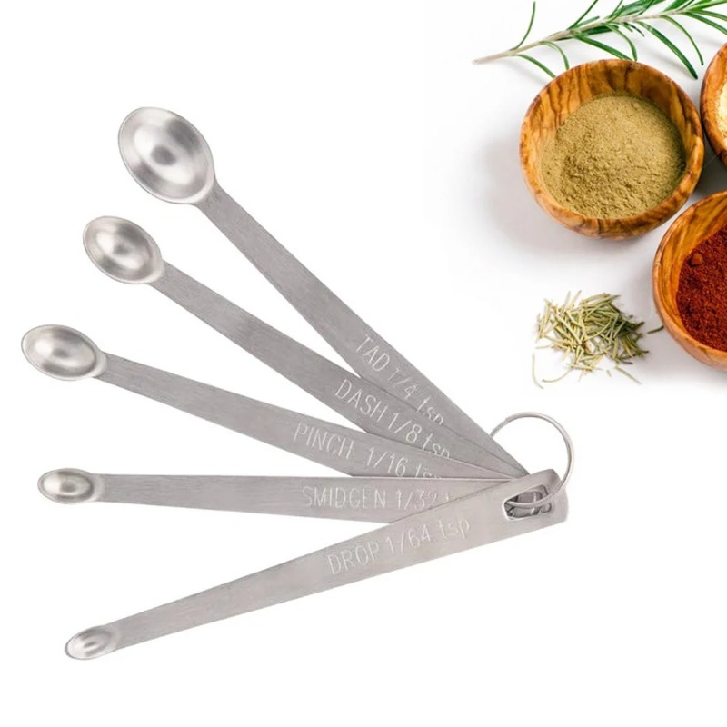 5pcs/Set Small Measuring Spoon - Coffee Tea Spoon ulasan dan harga