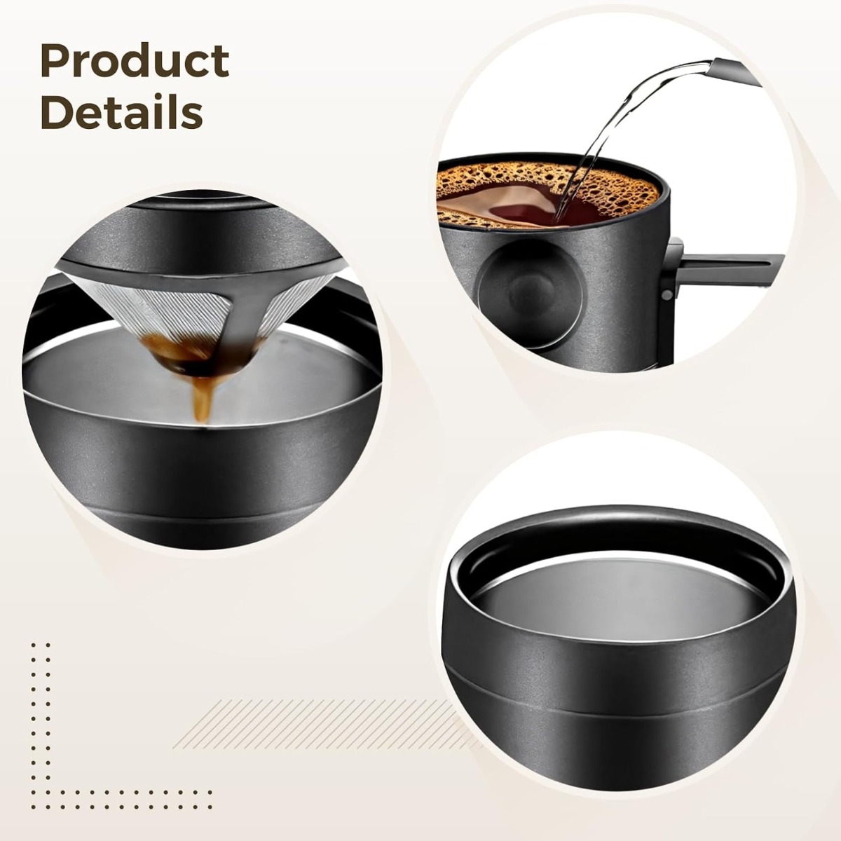Stainless Steel Coffee Mug 350 - Coffee Tea Essentials ulasan dan harga