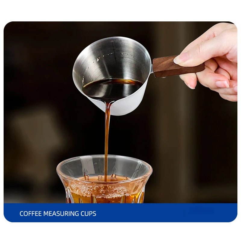 120ML Espresso Measuring Cup w - Coffee Bean Scale ulasan dan harga