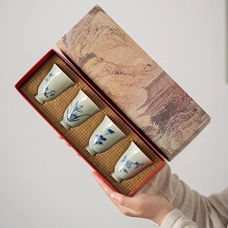 Unique Chinese Four Noble Plan - Coffee Tea Set Up ulasan dan harga