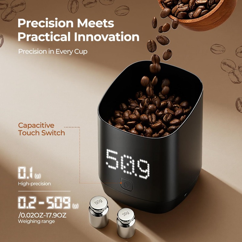 Smart Coffee Weighing Cup Elec - Coffee Bean Scale ulasan dan harga