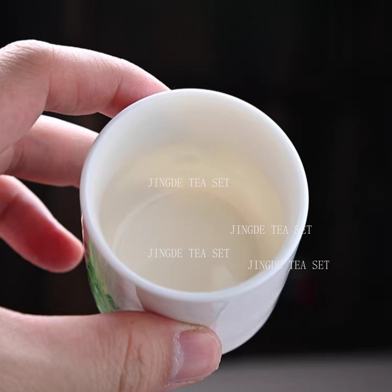 Sheep Fat Jade Straight Mouth  - Coffee Tea Set Up ulasan dan harga
