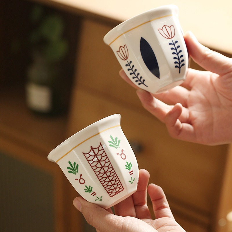180ml/250ml Coffee Cup Hand He - Coffee Tea Essentials ulasan dan harga