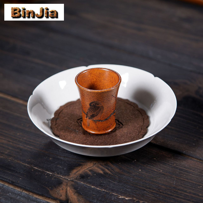 70ml Yixing Purple Clay Bird F - Coffee Tea Set Up ulasan dan harga