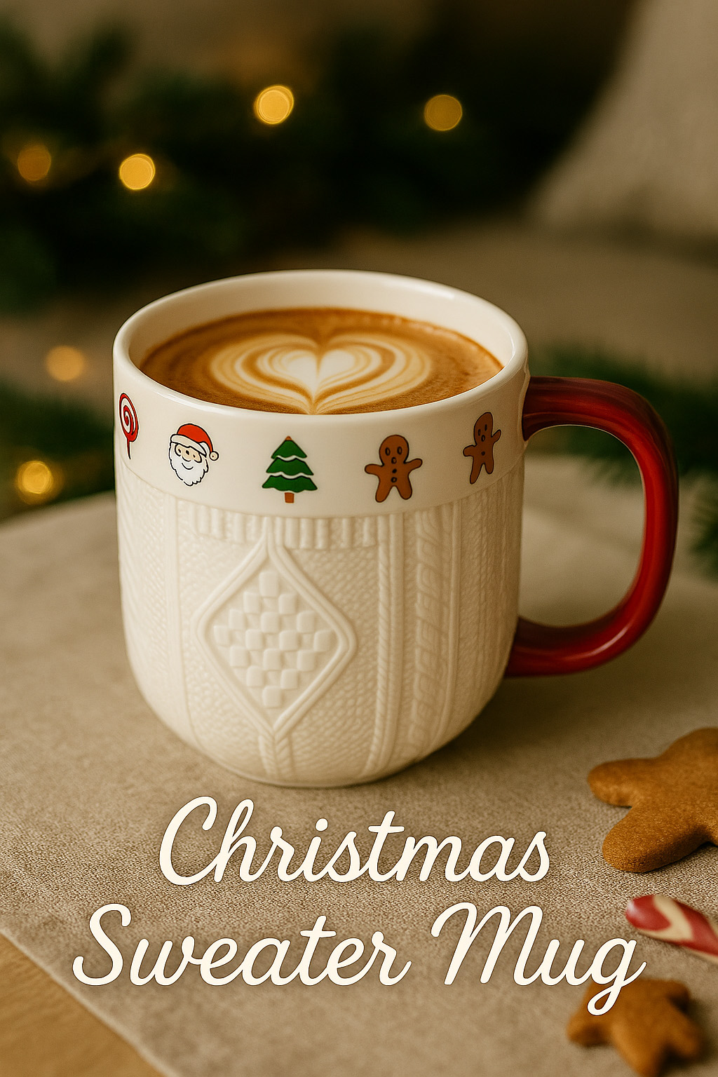 380ml Christmas Sweater Cerami - Coffee Tea Festival ulasan dan harga