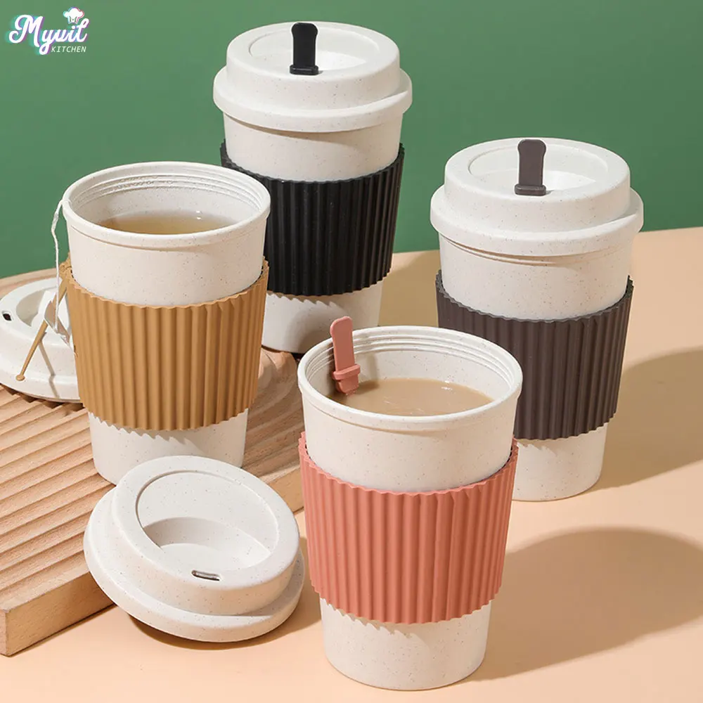 450ML Coffee Cups With Lids Wh - Coffee Tea Essentials ulasan dan harga