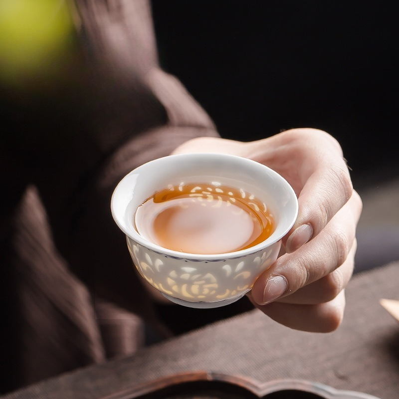 Hand Drawn Blue and White Exqu - Coffee Tea Set Up ulasan dan harga