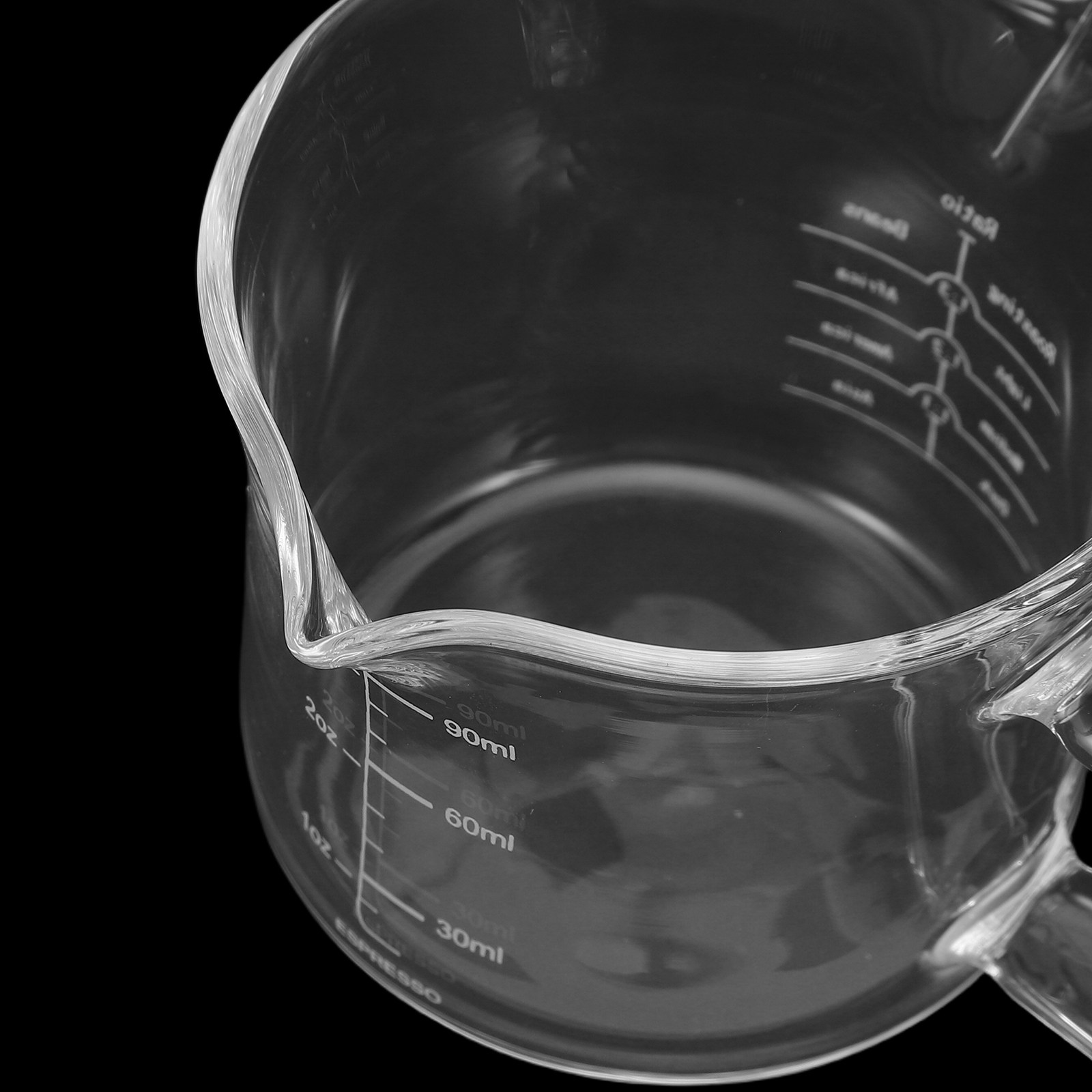Double Spout Glass Measuring C - Coffee Tea Milk ulasan dan harga